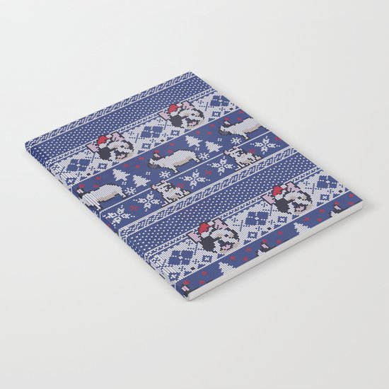 Christmas Frenchie Notebook