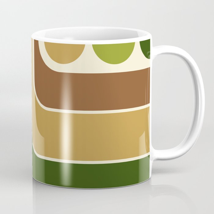 Retro Geometric Design 661 Coffee Mug