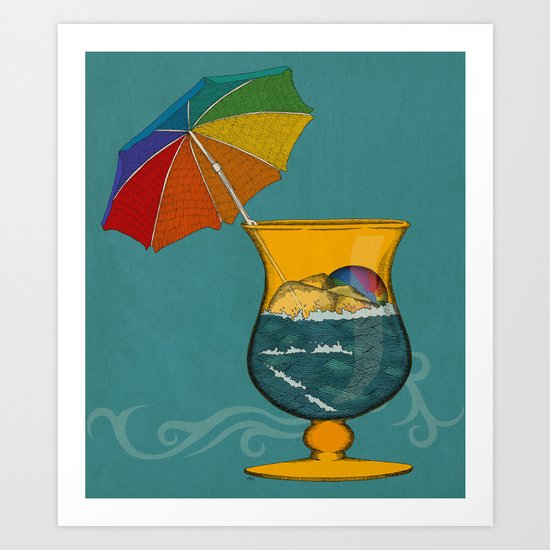 Surf's Up Art Print