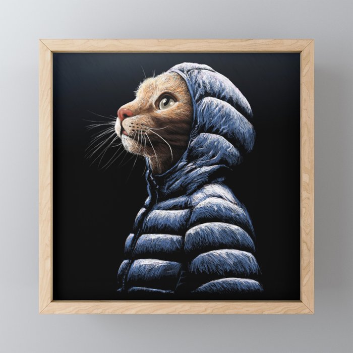COOL CAT Framed Mini Art Print