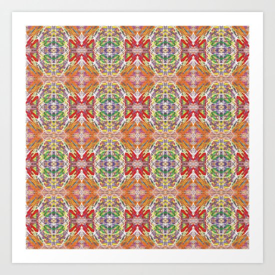 Sunset Butterfly Art Print