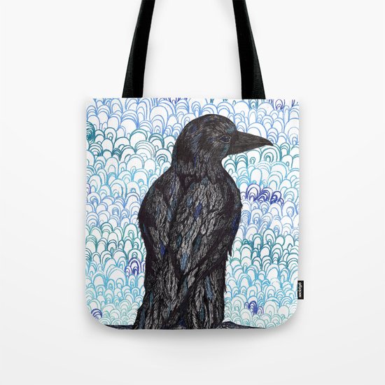Black Bird Tote Bag