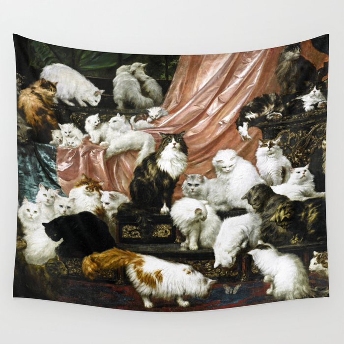 My Wife's Lovers by Carl Kahler Wall Tapestry