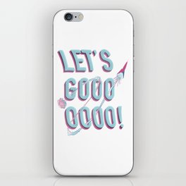 Let's Go! iPhone Skin