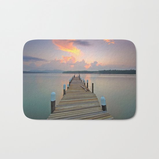 Dock Days Bath Mat