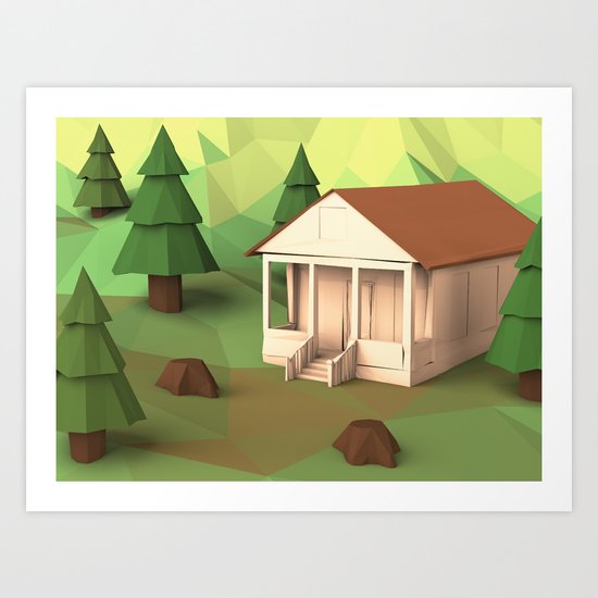 Cabin Art Print