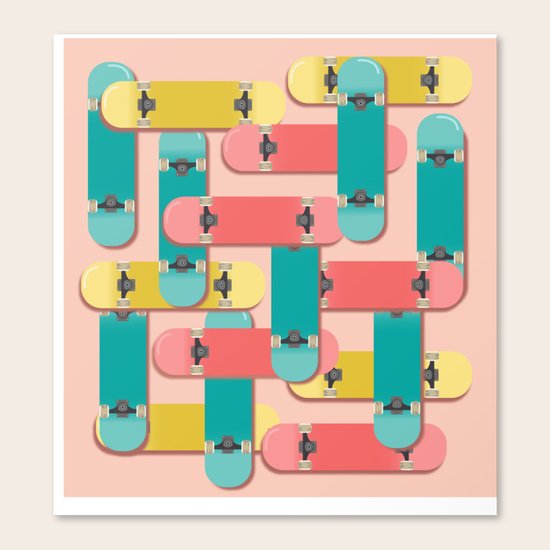 JUST SKATE Canvas Print