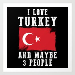 Turkey Flag Home Country Art Print | Flag Turkey, Turkish Dna, Turkish Immigrant, German Turk, Turkish German, Gift, I Love Turkey, Turkish Genes, Turkish Tree, Turkey Germany 