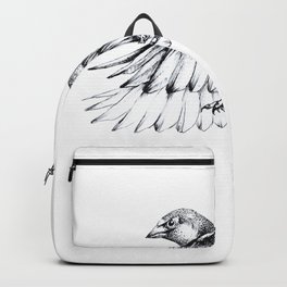 bird Backpack | Alessiaetcetera, Wings, Alas, Ali, Blackandwhite, Vintage, Design, Artwork, Art, Etching 