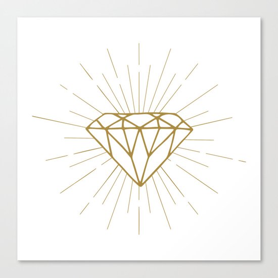 Diamond Canvas Print