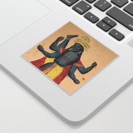 Three Steps of Vishnu - India Poster  Sticker