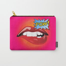 Pow! Sexy lips Fashion Pop Art Carry-All Pouch