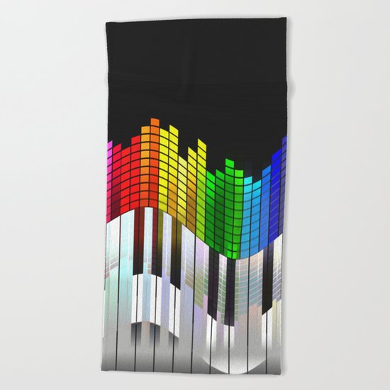Feel the Music Beach Towel