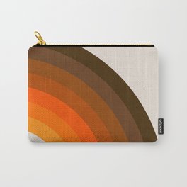 Retro Golden Rainbow - Right Side Carry-All Pouch