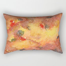Yellow red galaxy Rectangular Pillow