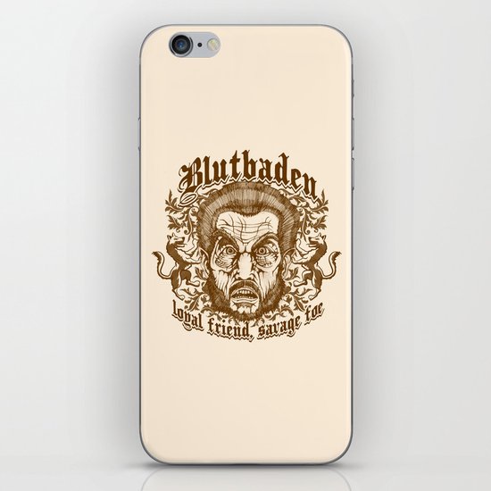 Blutbaden Sepia iPhone & iPod Skin
