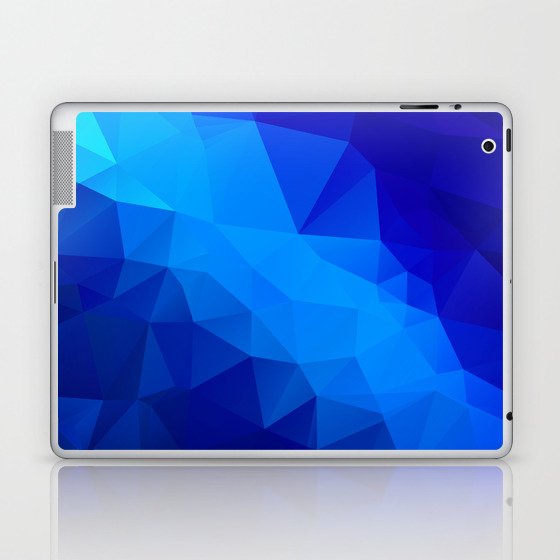 Abstract Digital Art Polygon Triangles Laptop Ipad Skin By
