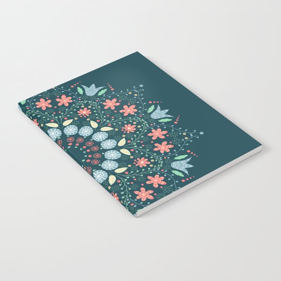 Flower wind Notebook