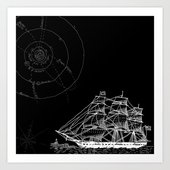 If Time Is My Vessel Art Print