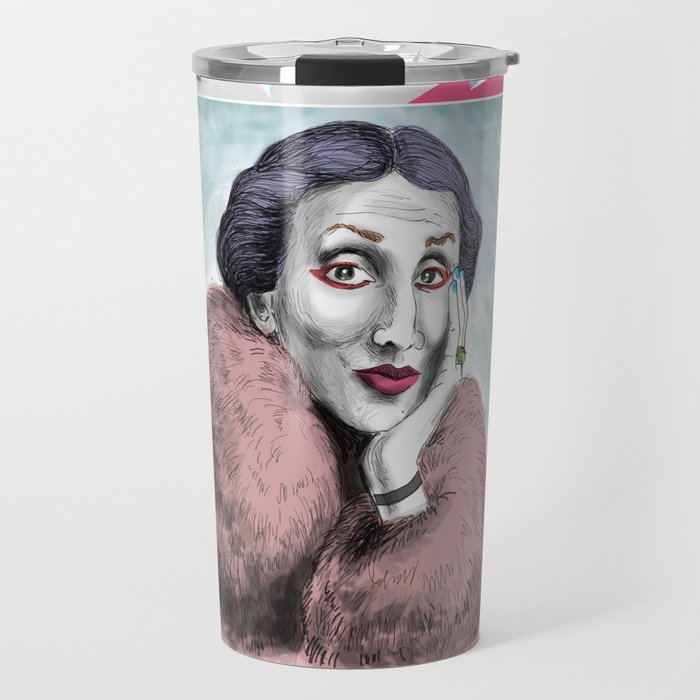 Virginia Woolf Travel Mug