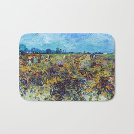 Vincent van Gogh - Green Vineyards Bath Mat