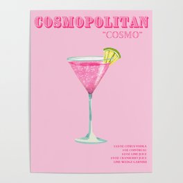 Cosmopolitan Pink Poster
