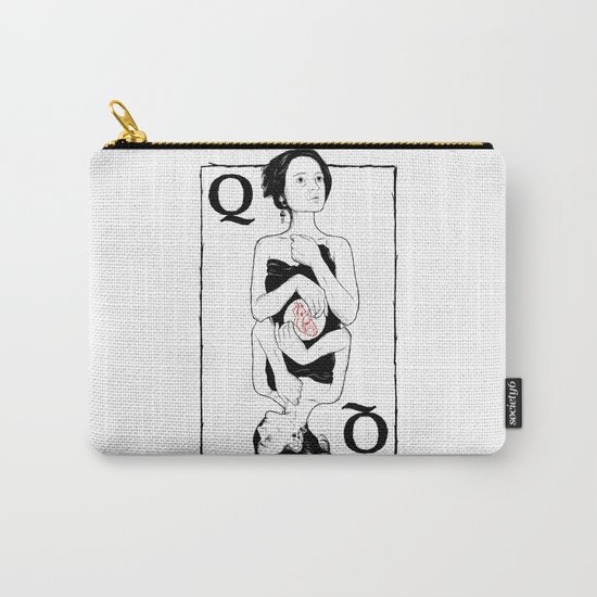 Queen of Hearts Carry-All Pouch
