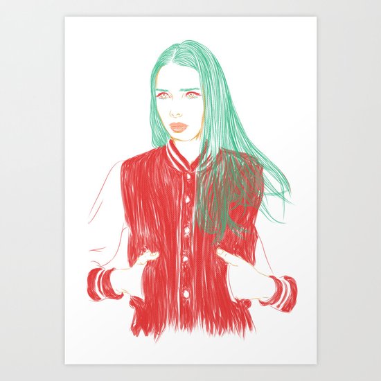 That Girl Art Print