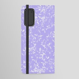 Floral Pattern - Periwinkle Android Wallet Case