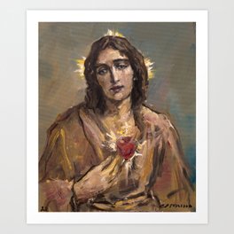 Teenage Jesus  Art Print