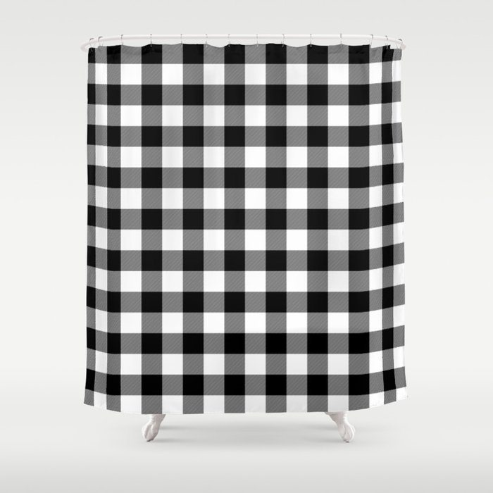 Jumbo Milkweed White And Black Rustic Cowboy Cabin Buffalo Check