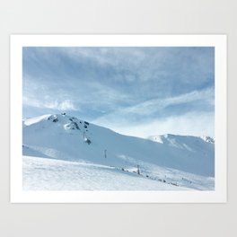mammoth mountain summit. Art Print