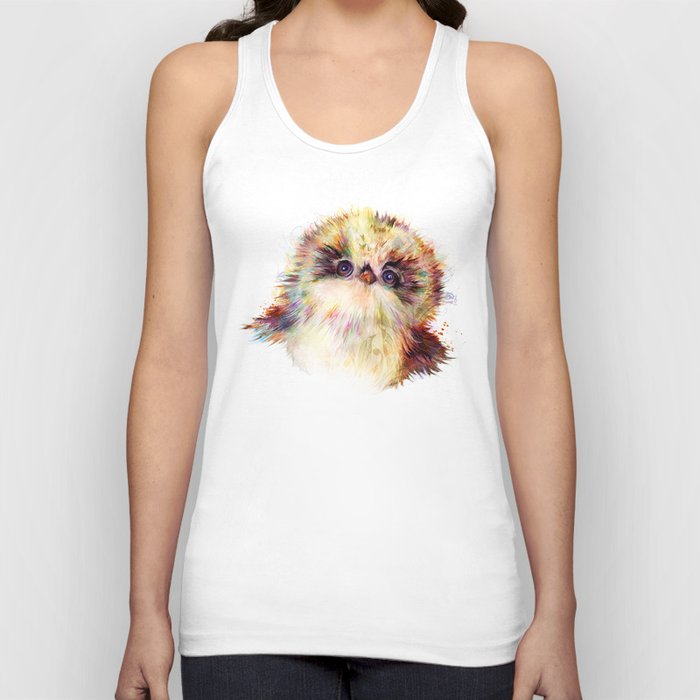 Baby Owl ~ Owlet Painting Tank Top