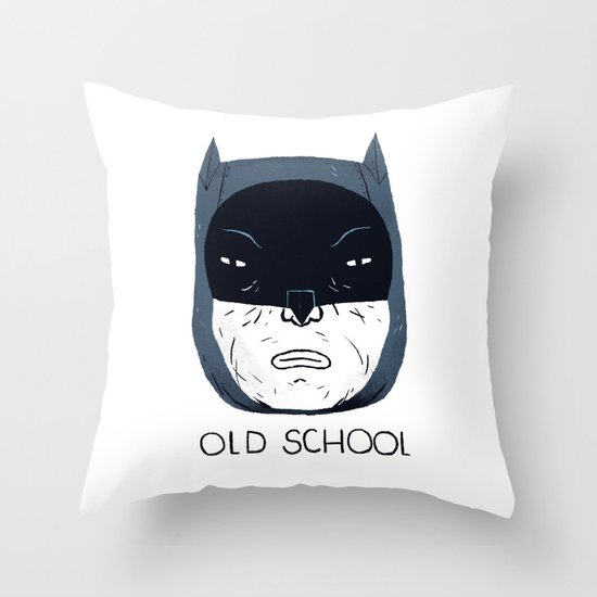 old school Throw Pillow