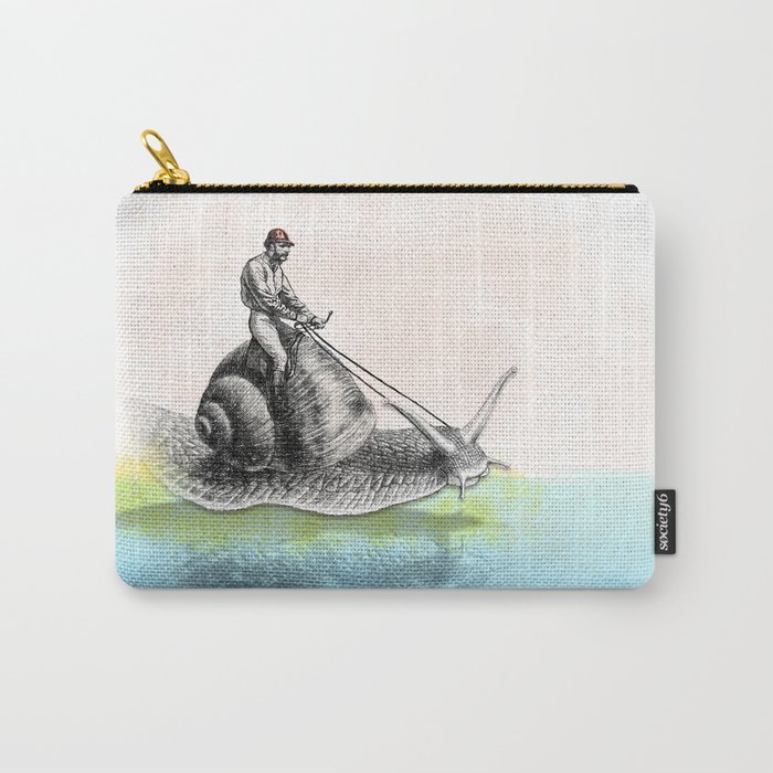 Snail Trail by the Pond Carry-All Pouch