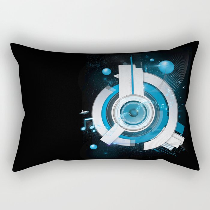 Music Beacon Rectangular Pillow