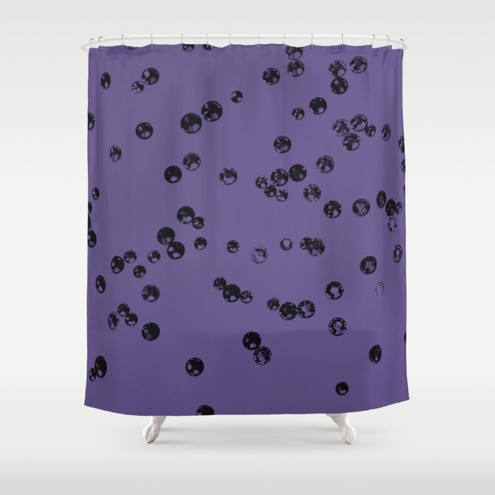 Ultra Violet Crystal Stones #3 #shiny #decor #art #society6 Shower Curtain