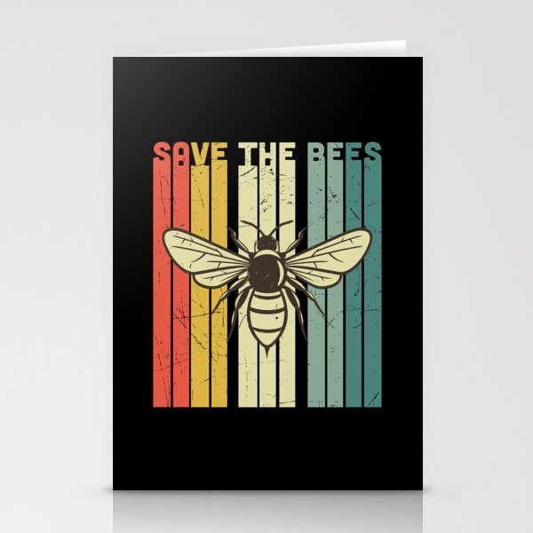 Save The Bees Vintage Stationery Cards