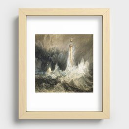 Joseph Mallord William Turner Bell Rock Lighthouse,No.2, Recessed Framed Print