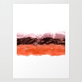 abstract minimalist landscape 11 Art Print
