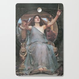 CIRCE OFFERING THE CUP TO ULYSSES - JOHN WILLIAM WATERHOUSE Cutting Board