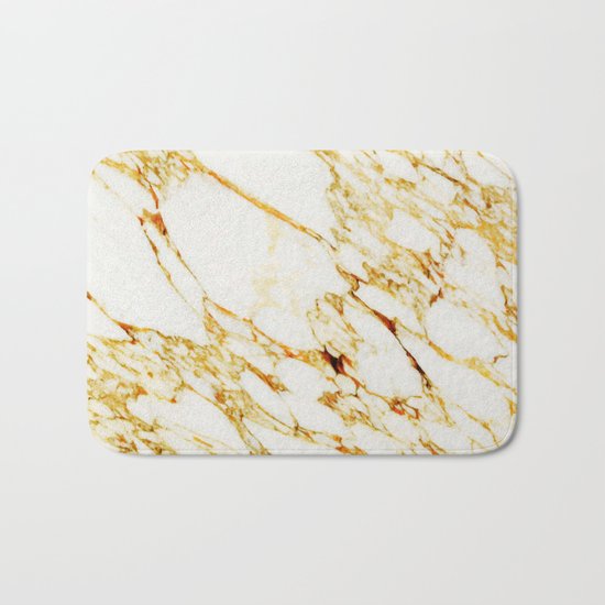 Gold Marble #society6 #decor #buyart #marble Bath Mat