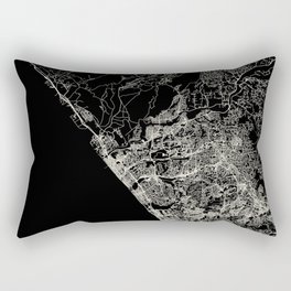 Oceanside, USA. City Map Rectangular Pillow
