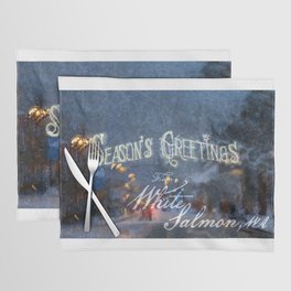 Season's Greetings from White Salmon Placemat