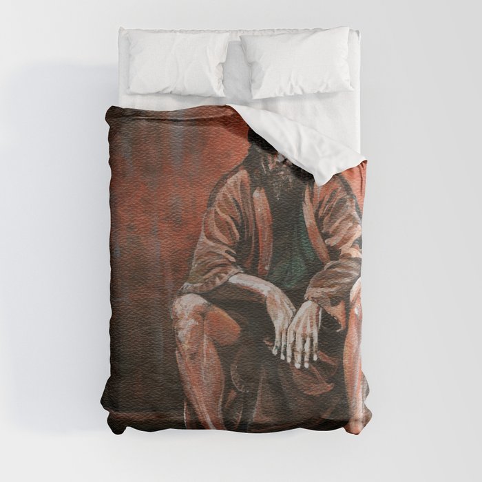 The Dude, "You pissed on my rug!" Duvet Cover