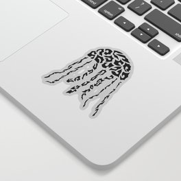 Jellyfish in shapes Sticker
