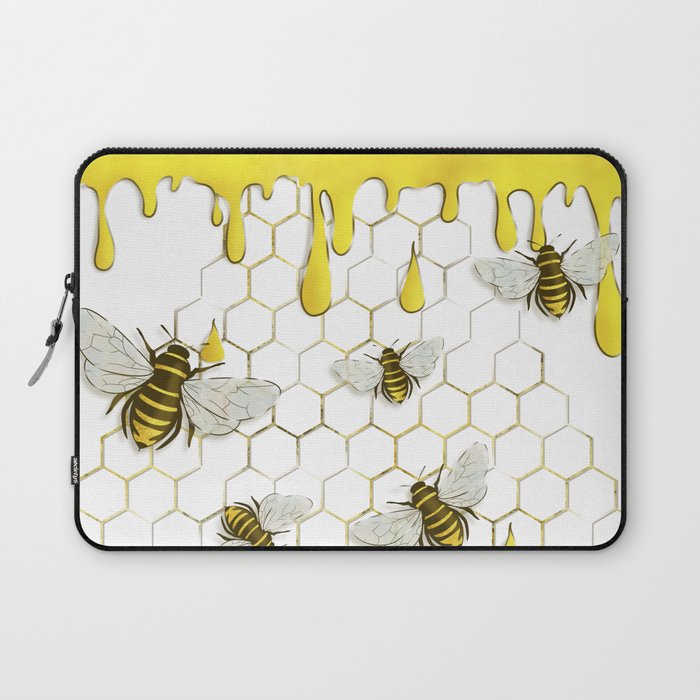 Bees and honey Laptop Sleeve