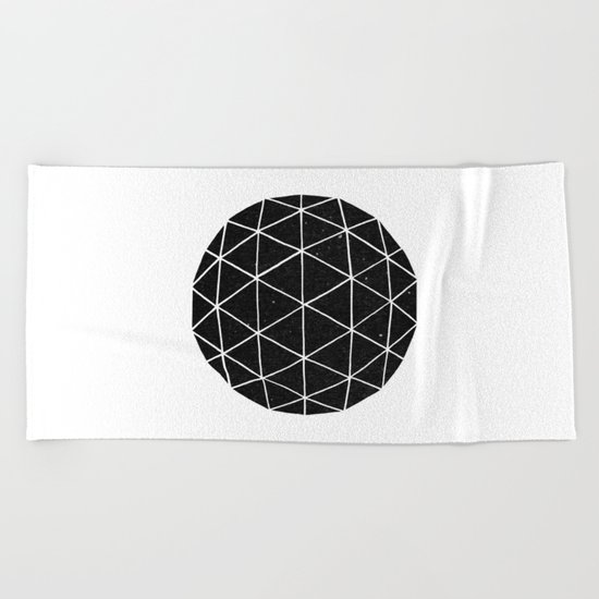 Geodesic Beach Towel