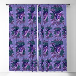 Very Peri Panther Blackout Curtain