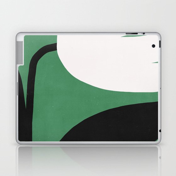 Abstract Flora - green Laptop & iPad Skin